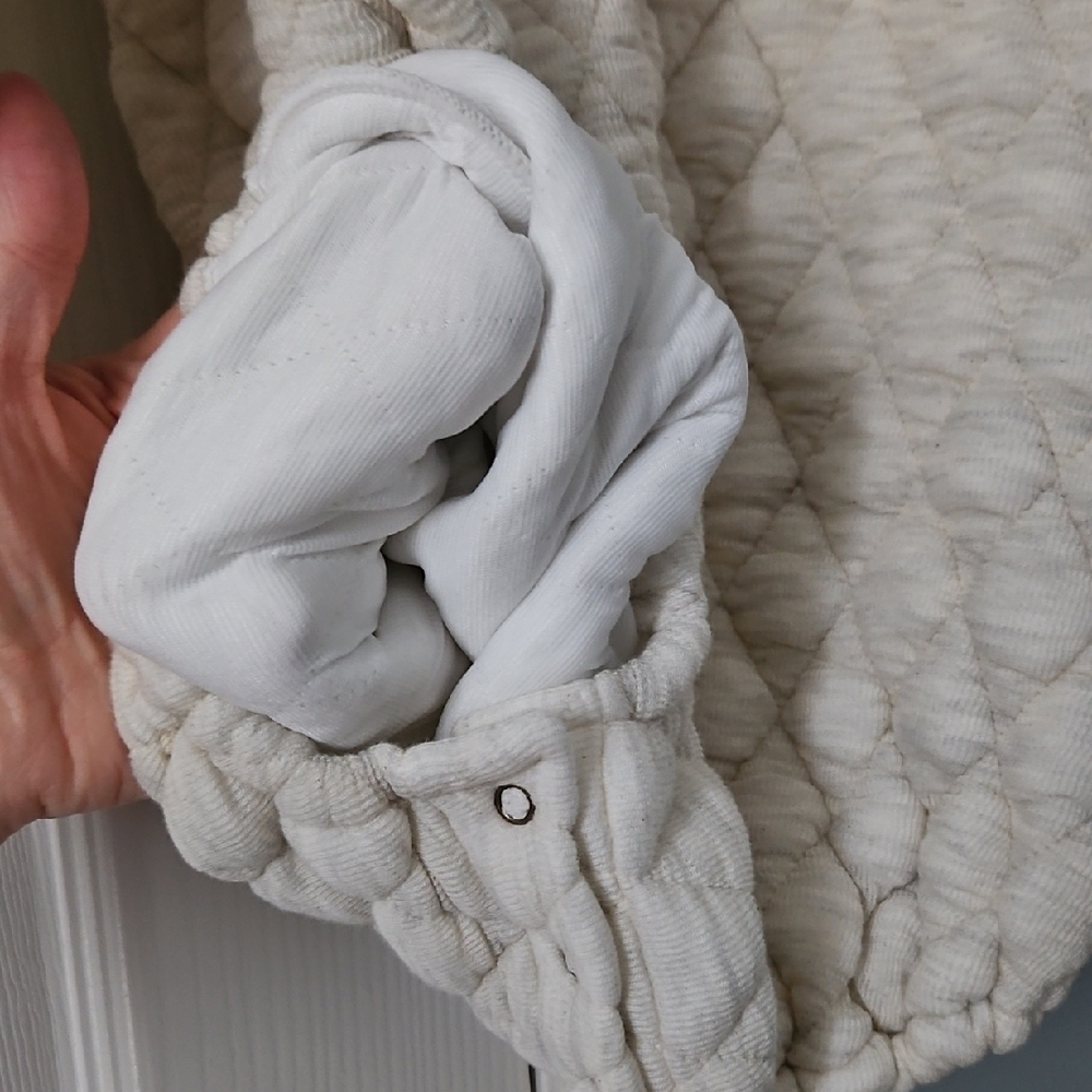 Quilted Cream Kids Romper - Picture 8 of 8